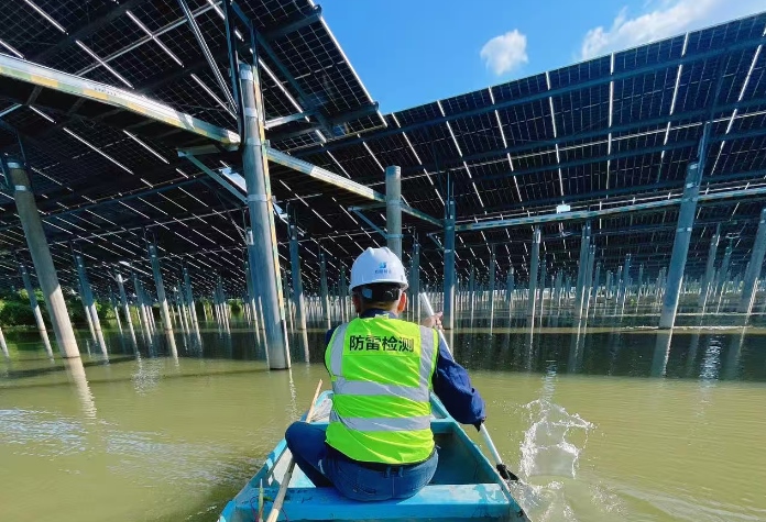 漁光互補光伏電站防雷接地檢測 漁光互補光伏電站防雷接地檢測